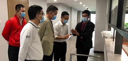 海口市市场监管局美兰分局开展省委党校食堂进行会前检查