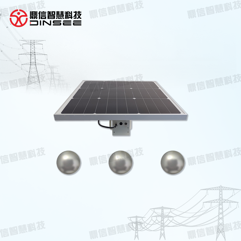 On line monitoring device for conductor galloping of transmission line