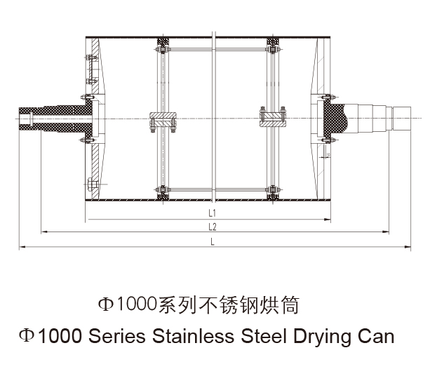 Φ 1000 series cylinder dryer