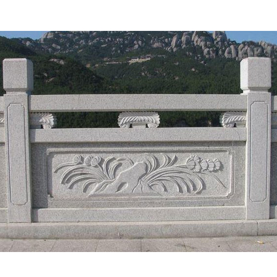 石材雕刻桥上栏杆