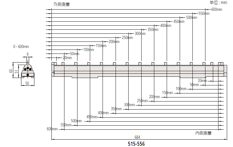 卡尺检测规 515系列