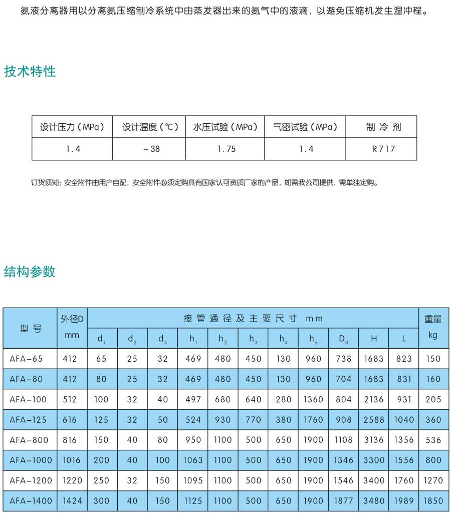 氨液分离器