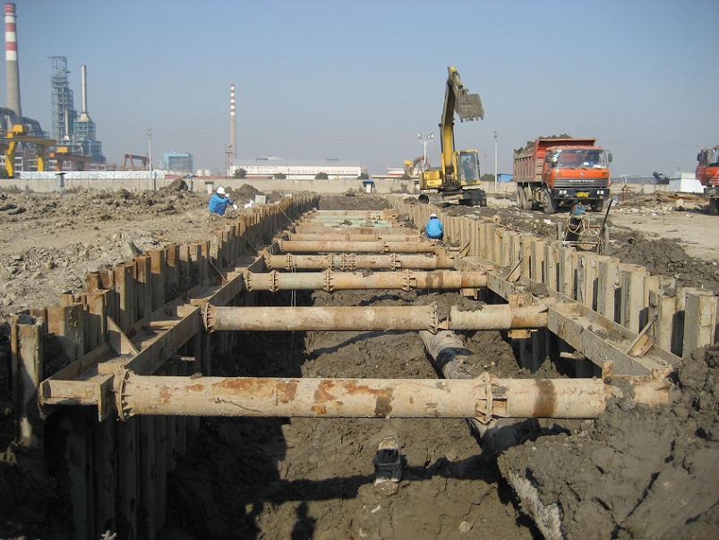 鋼板樁施工對基建的影響
