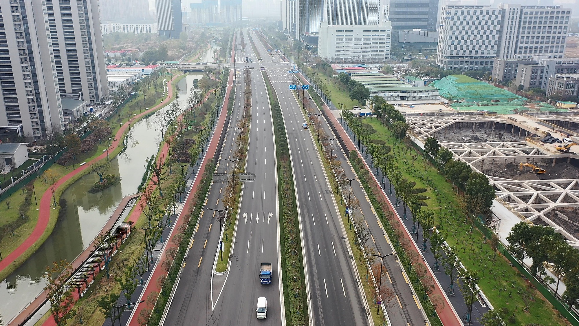 江北新区浦滨路道路及景观提升工程