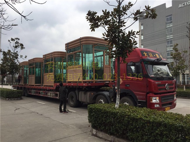 熱烈祝賀天津某客戶崗亭產品從盛陽蕪湖總部順利發出！