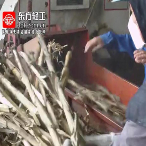 玉米秆综合利用零排放清洁制浆造纸视频高清