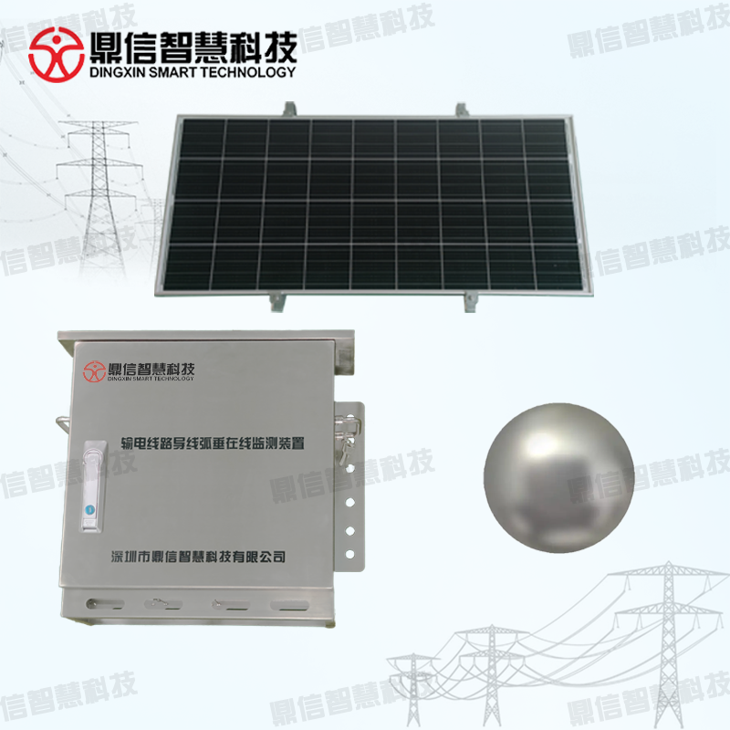 On line monitoring device for conductor sag of transmission line