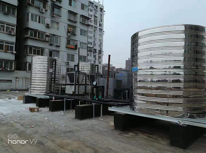 北京六里桥安歆公寓空气能热水器工程