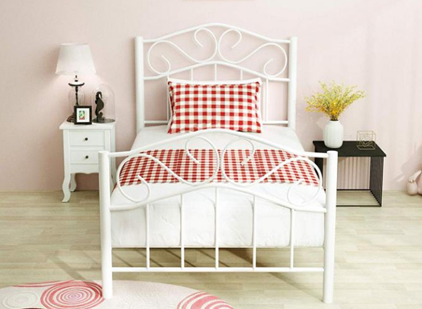 steel bed frame, metal queen bed