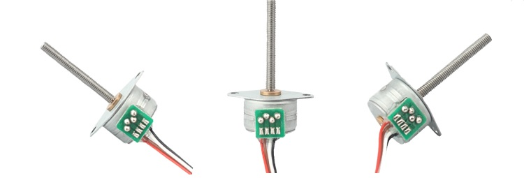 15by微型步進電機2相4線18度永磁步進電機，螺旋軸