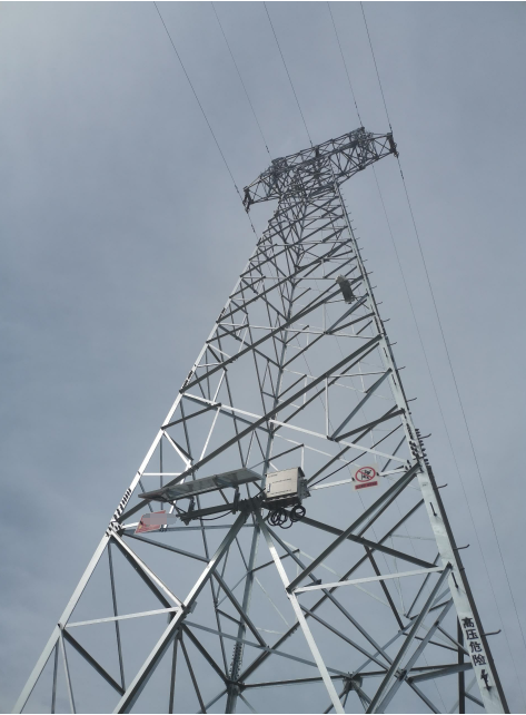 输电线路杆塔倾斜在线监测装置，无缝接入电力专网