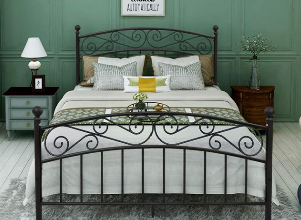 king size metal bed, cast iron king beds