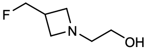 2-(3-(fluoromethyl)azetidin-1-yl)ethan-1-ol    2-(3-(氟甲基）氮杂环丁烷-1-基）乙醇 盐酸盐