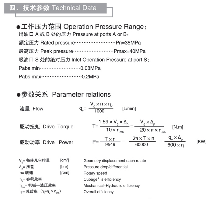 A7V系列斜轴式变量泵