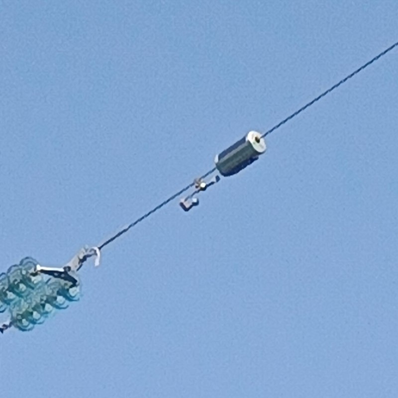 2023.11.09 输电线路在线监测云台球机装置  设备安装案例