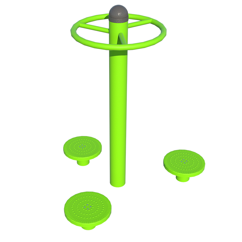 Three-person waist twister equipment
