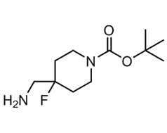 tert-butyl 4-(aminomethyl)-4-fluoropiperidine-1-carboxylate