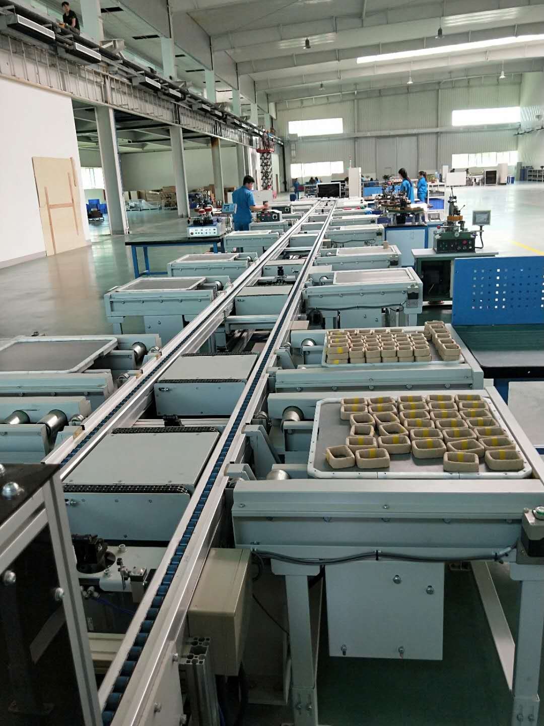 Double speed chain production line