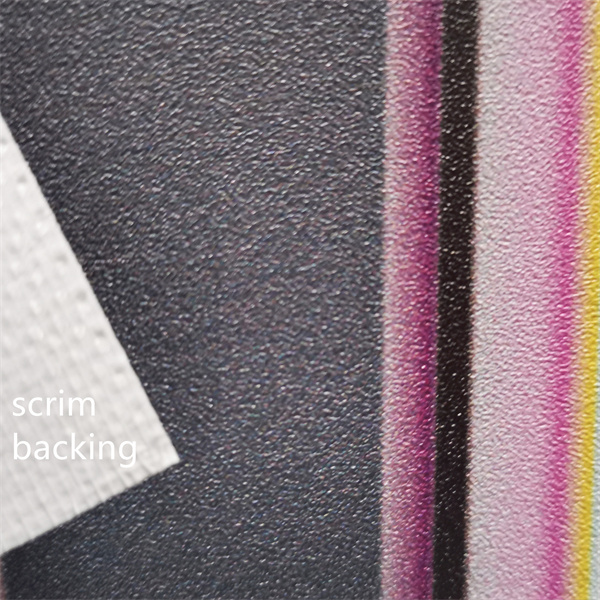 十字布基底PVC墙布