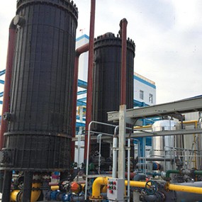 HCl or other corrosive gas deep drying system