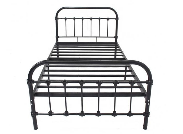 metal king single bed, heavy duty single bed frame