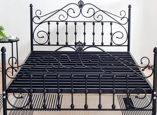 iron double bed frame, wrought iron double bed