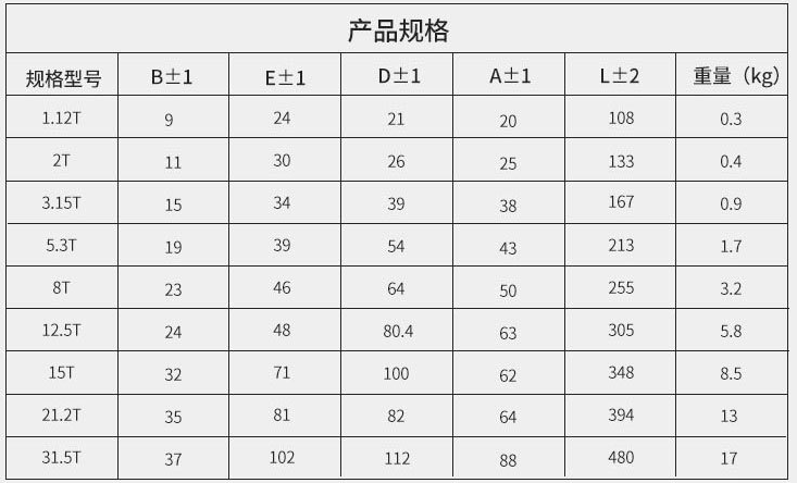 眼型滑钩
