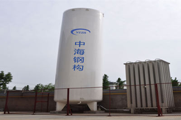 Liquid oxygen storage tank (workshop pipeline gas system)