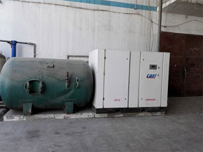 安徽滁州某粮食加工厂2010年空压机系统