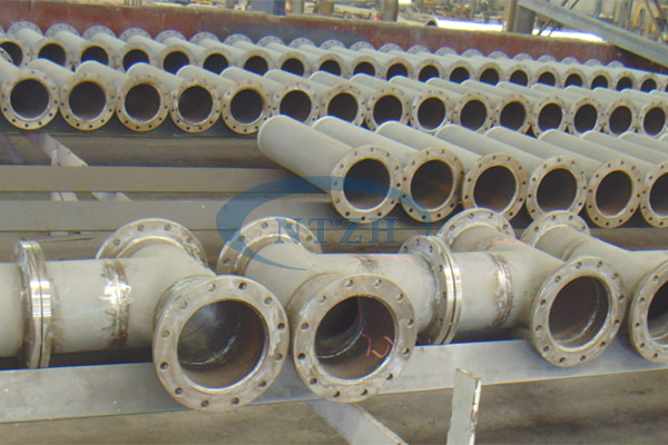 Pipe of steel mill dust remover