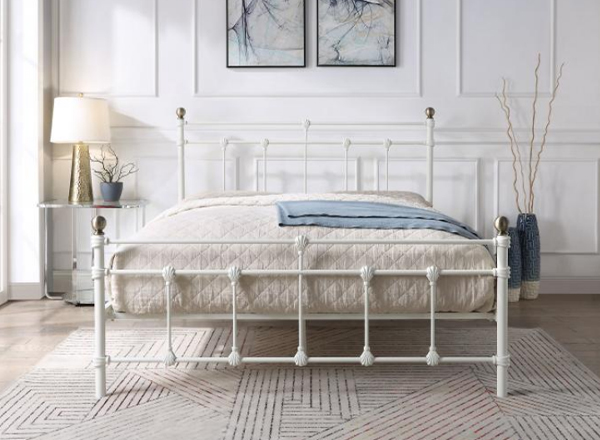 iron double bed frame, wrought iron double bed