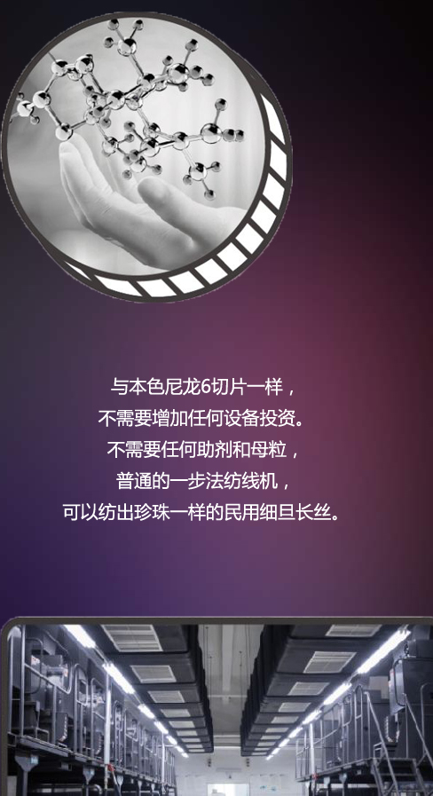 闻所未闻的原位聚合尼龙6黑切片
