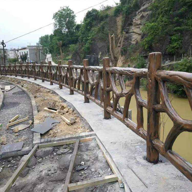 混凝土仿藤护栏