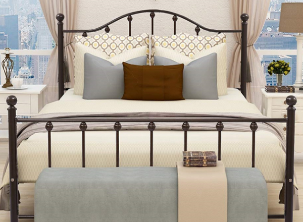 heavy duty bed frame full size, full size iron bed frame