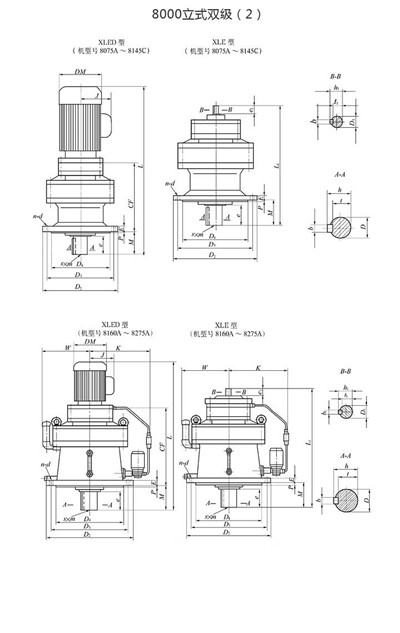 8000 series cycloid reducer