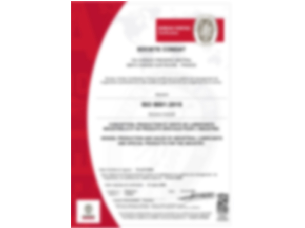 CERTIFICAT ISO 9001-New version