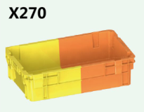 雙色塑料筐/箱-X270