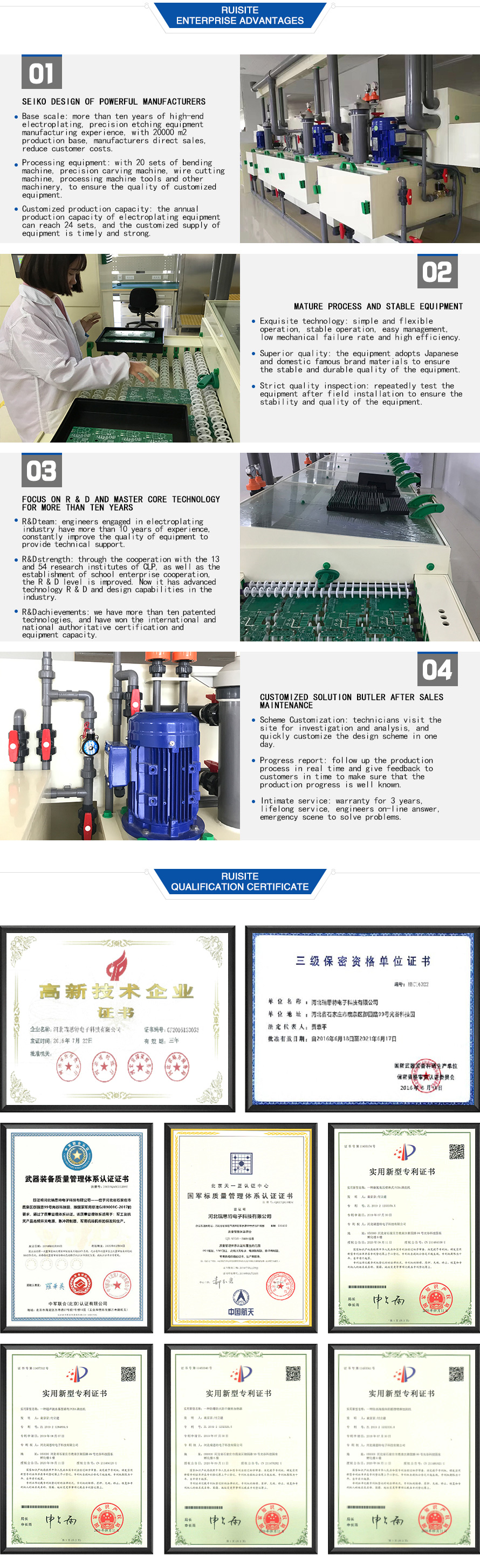 PCB inner circuit etching production lineHebei riste Electronic