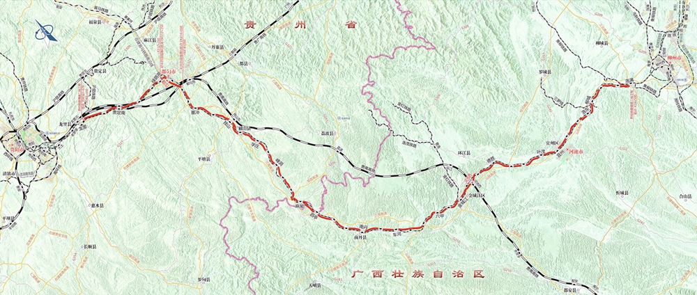 Guizhou Guangxi Railway Upgrade 2.0 Version! Construction of a second line in the Guizhou section is expected to begin by the end of September!
