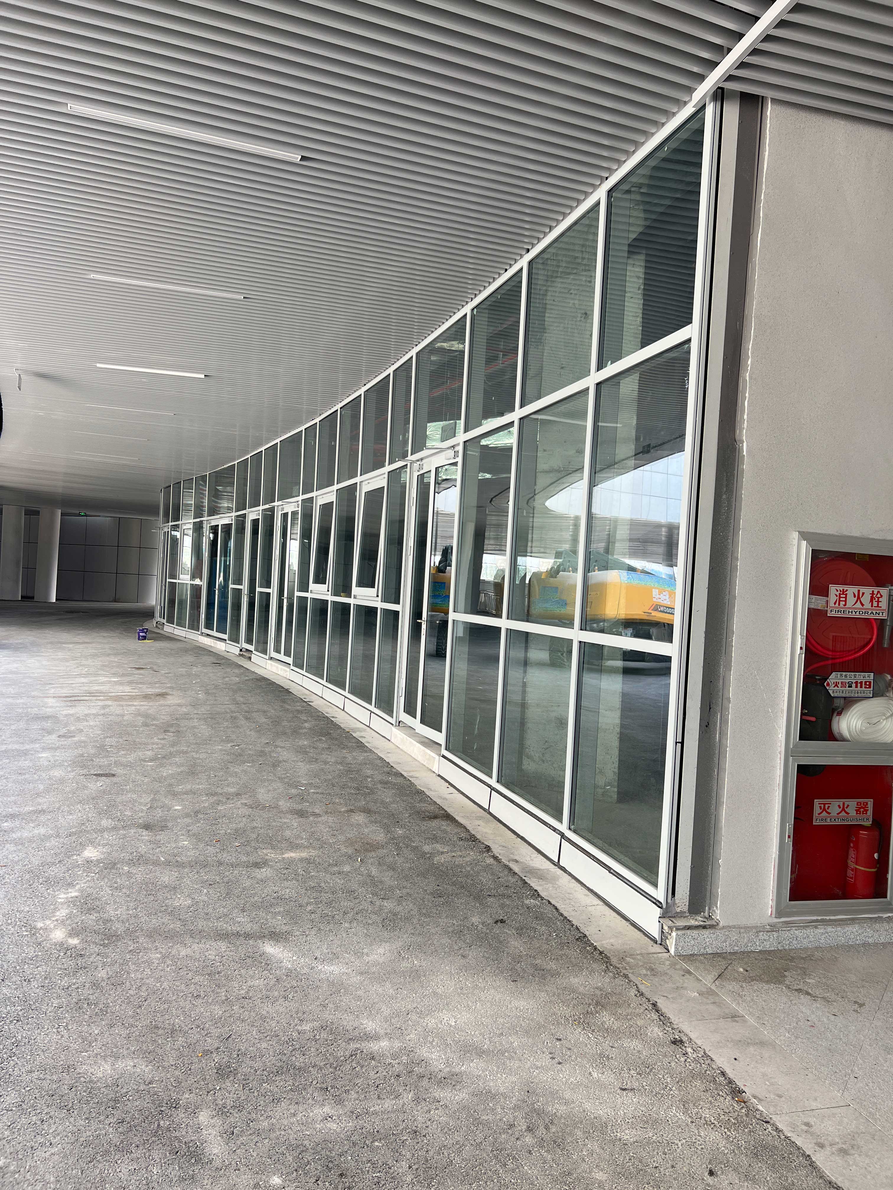 泰州體育公園江蘇省省運會會館工程防火幕墻案例