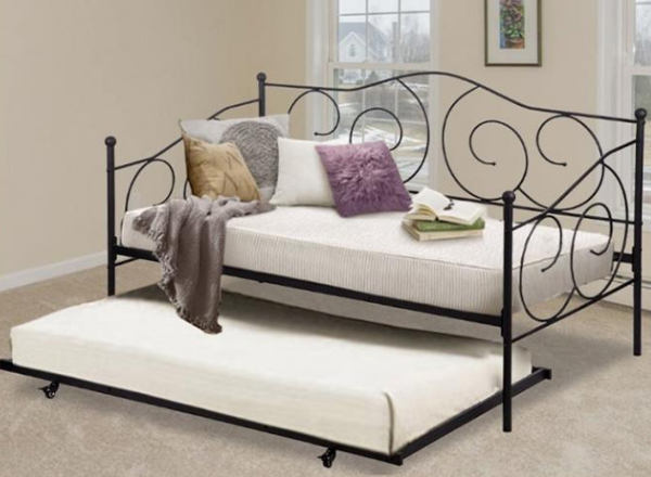 industrial daybed frame, wrought iron daybed frame