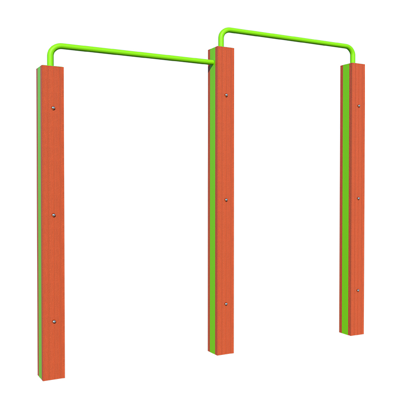Double pull-up bar station
