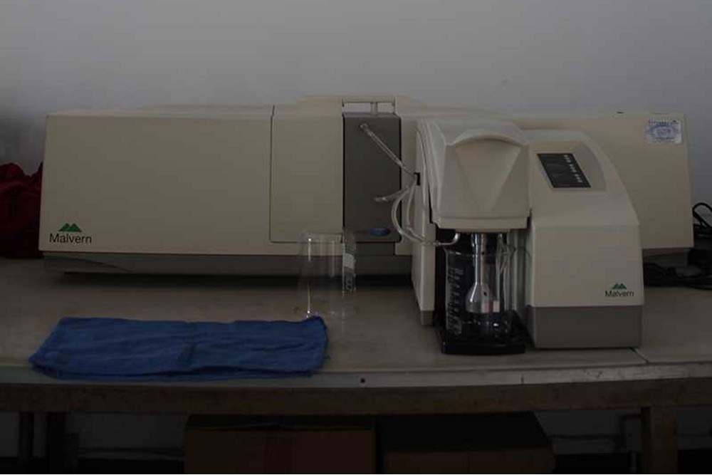 Marvin laser granulometer