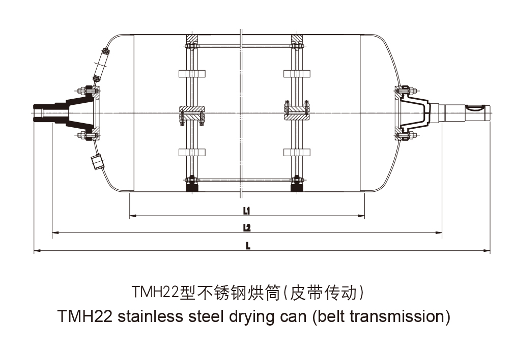 Tmh22 series cylinder dryer
