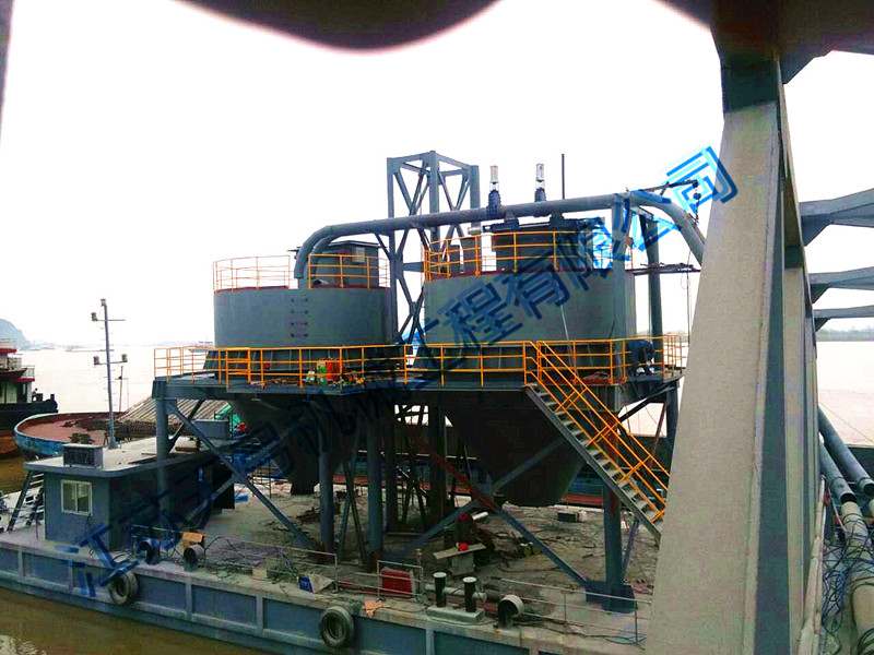 Bulk cement metering and shipping system of Jiujiang South Cement Wharf