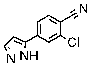 2-chloro-4-(1H-pyrazol-5-yl)benzonitrile