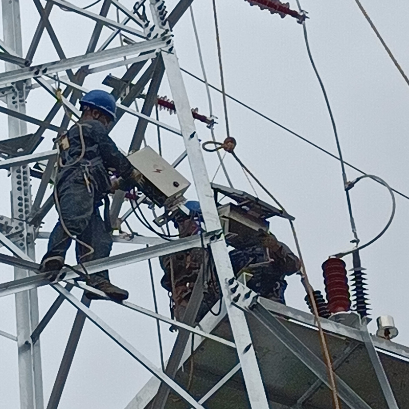 2024.04.20 High-voltage cable fault and hidden danger monitoring system Installation case