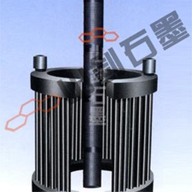 Bird cage and plug-in graphite heat exchanger