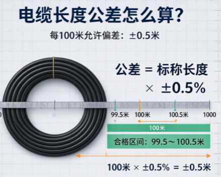 电线电缆长度公差多少才算合格？公差怎么算