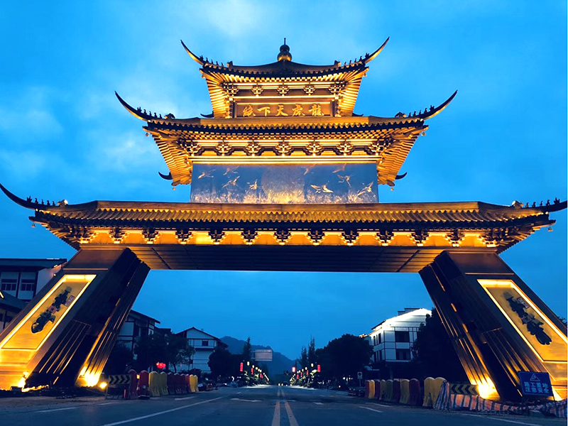 金屬雕塑展示